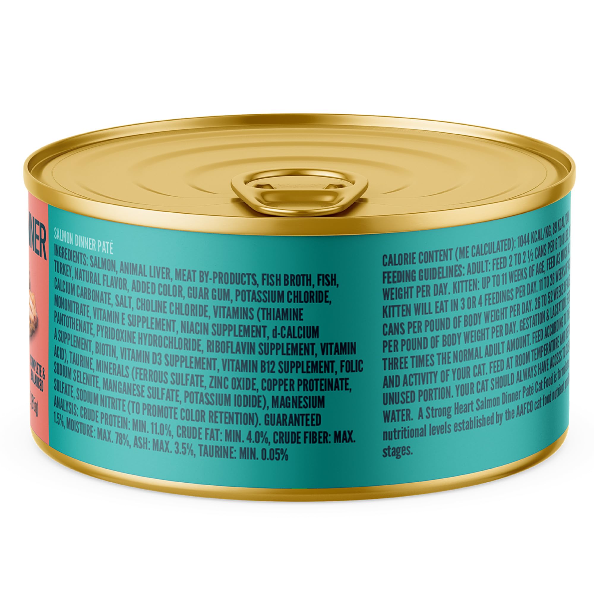 Strongheart gros plan texture pâté montrant onctuosité appréciée par les chats