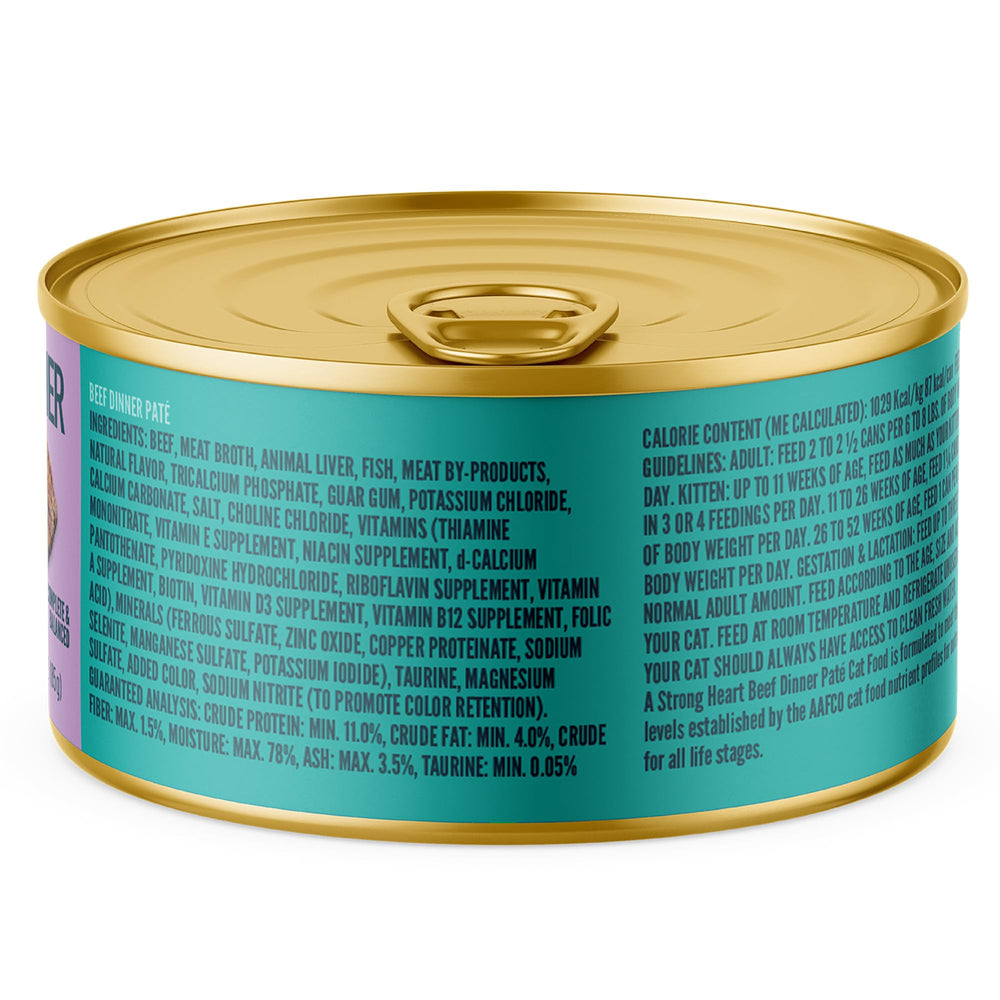 Strongheart texture pâté gros plan montrant consistance lisse et appétissante