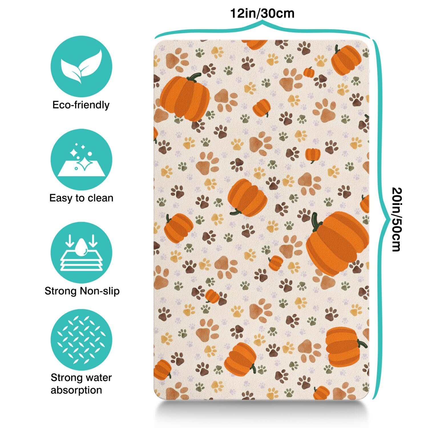 Stunnoosy tapis en usage avec gamelles stable et propre