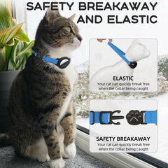 sucegi collier en usage chat extérieur visibilité et confort pendant déplacement