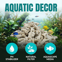 SUFUNNY gravier utilisé comme substrat décoratif dans aquarium d'eau douce
