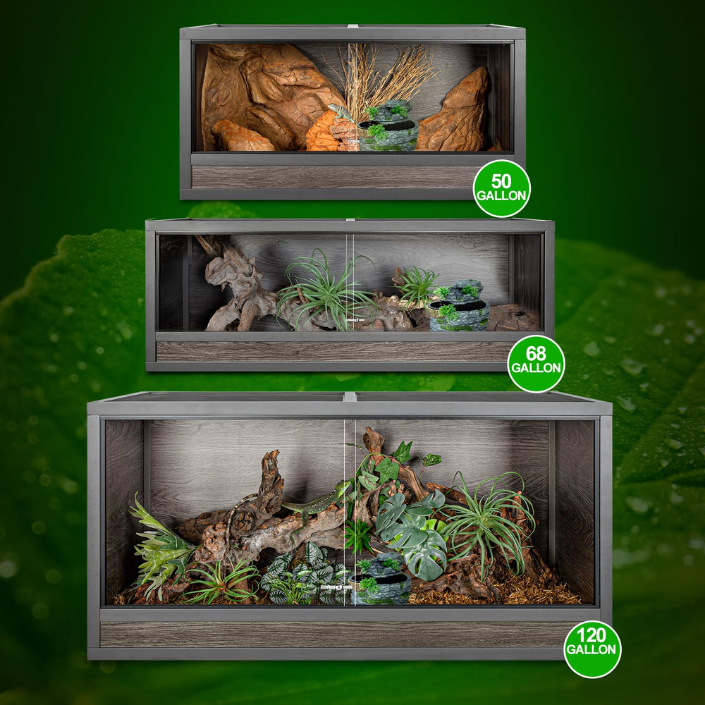 SUKEOPET comparaison taille montrant échelle pour choix adapté du terrarium