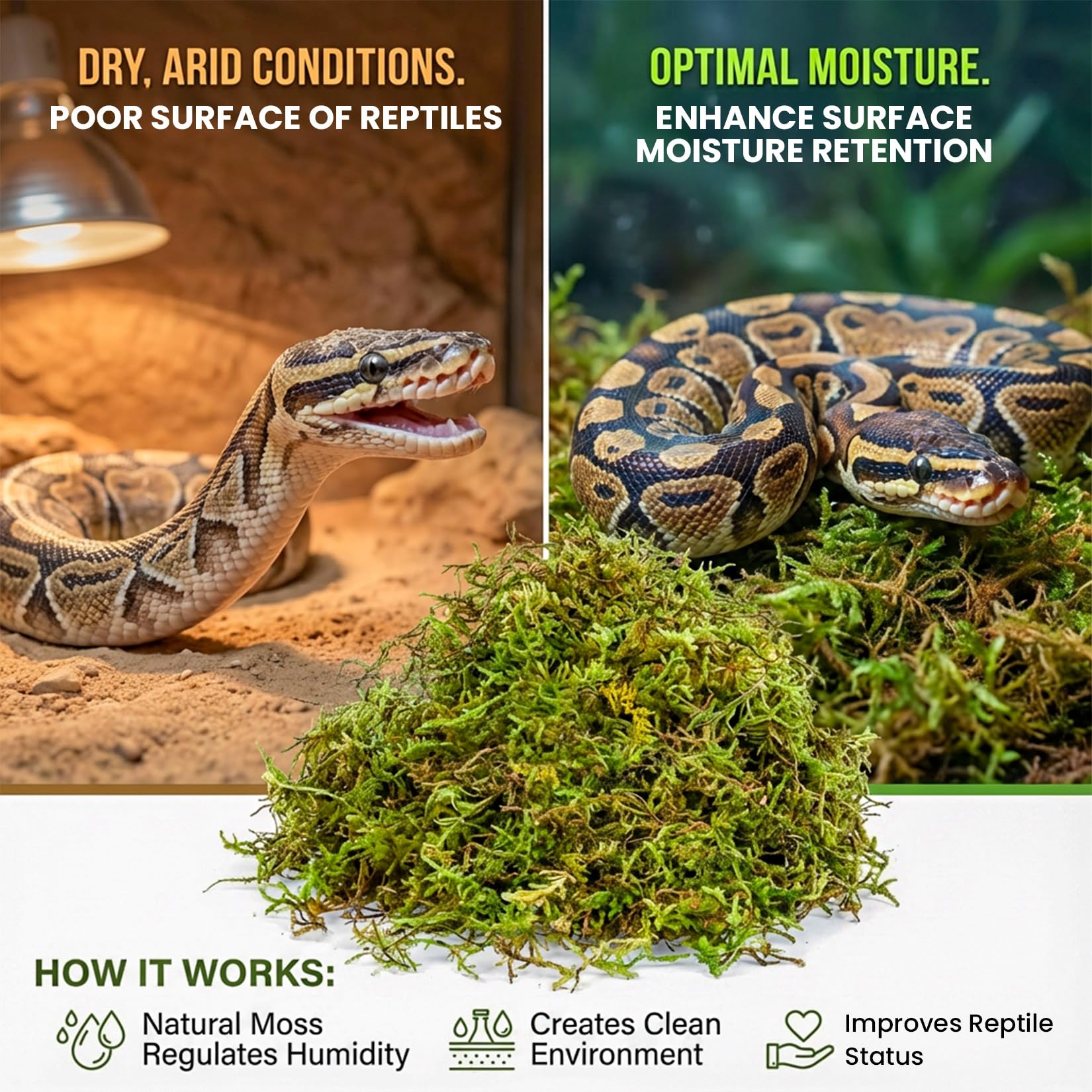 Sukh gros plan fibres de sphagnum illustrant forte absorption et rétention d'eau