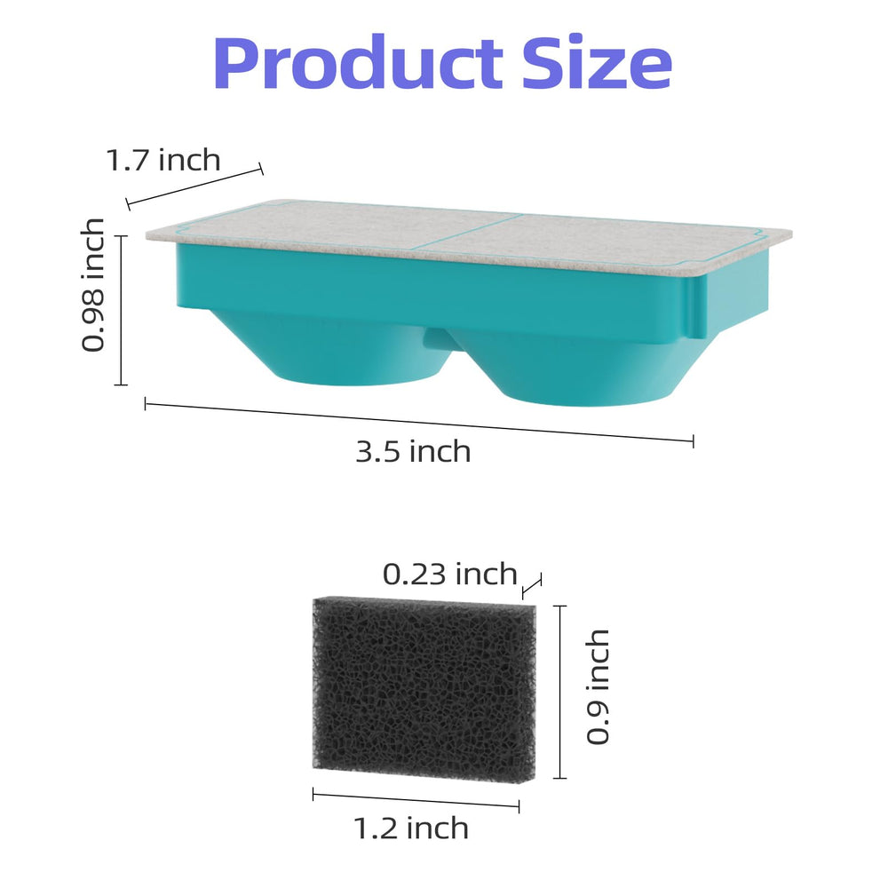 SUKIPAW comparaison de taille montrant dimensions adaptées à la fontaine