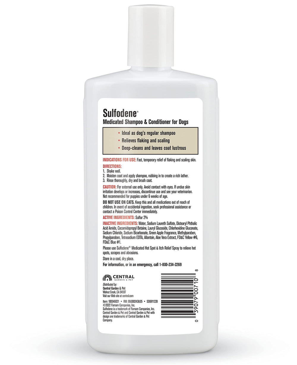 Sulfodene scène de bain lifestyle montrant confort et propreté canine