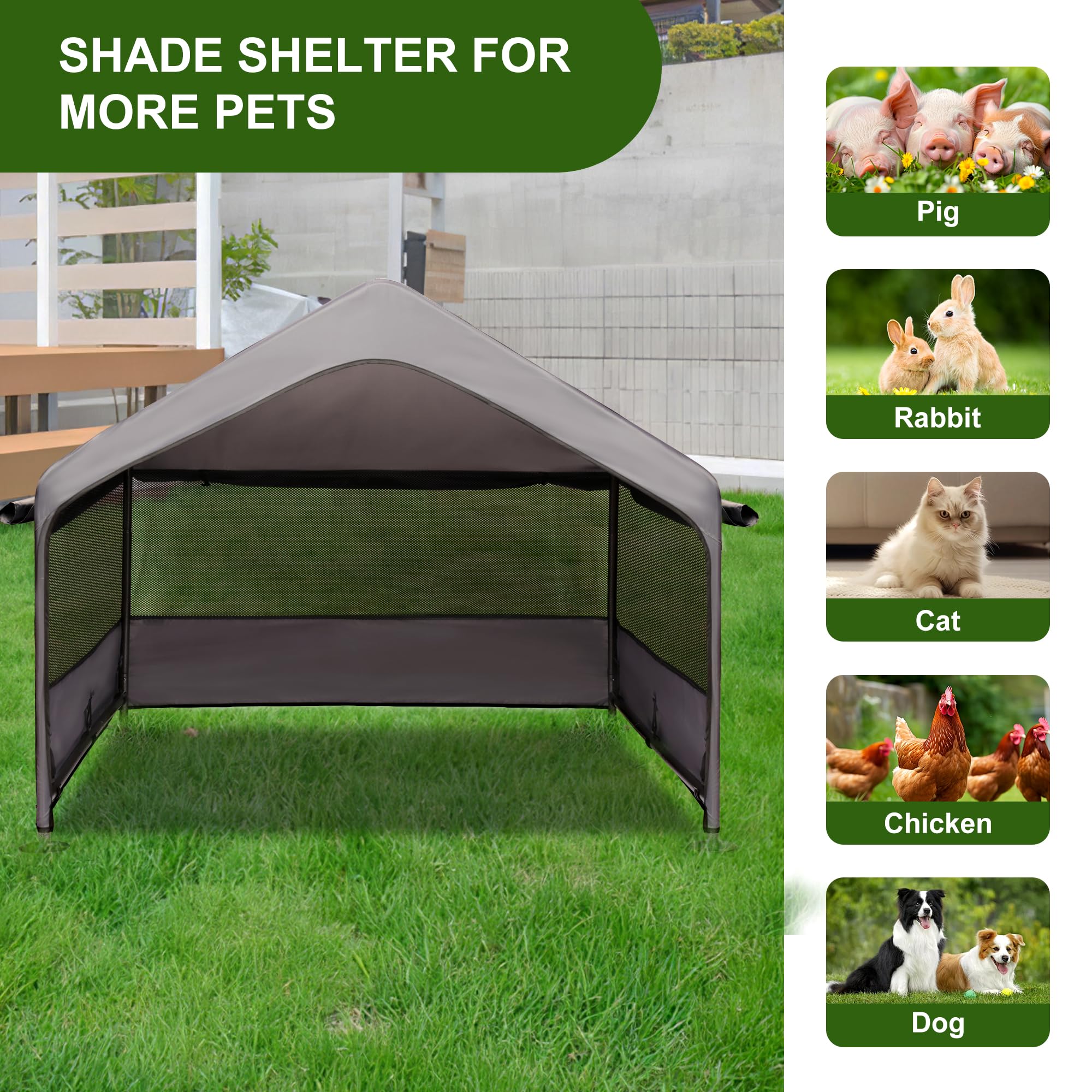 SUMMERTRAIL abri installé jardin zone ombragée pour repos