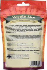 Sunburst Veggie Stix en usage par un lapin offrant stimulation et exploration bénéfique