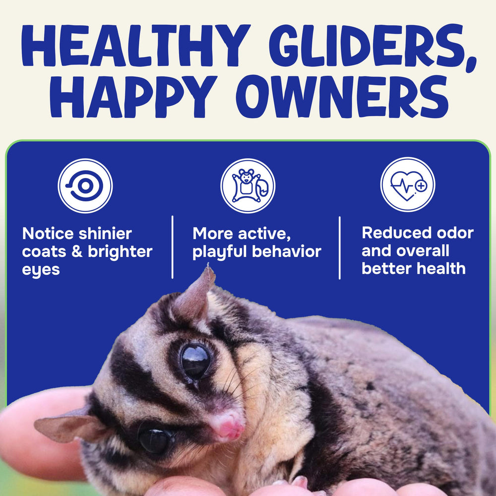 Suncoast Sugar Gliders sac fermé stockage montrant fraîcheur prolongée et praticité