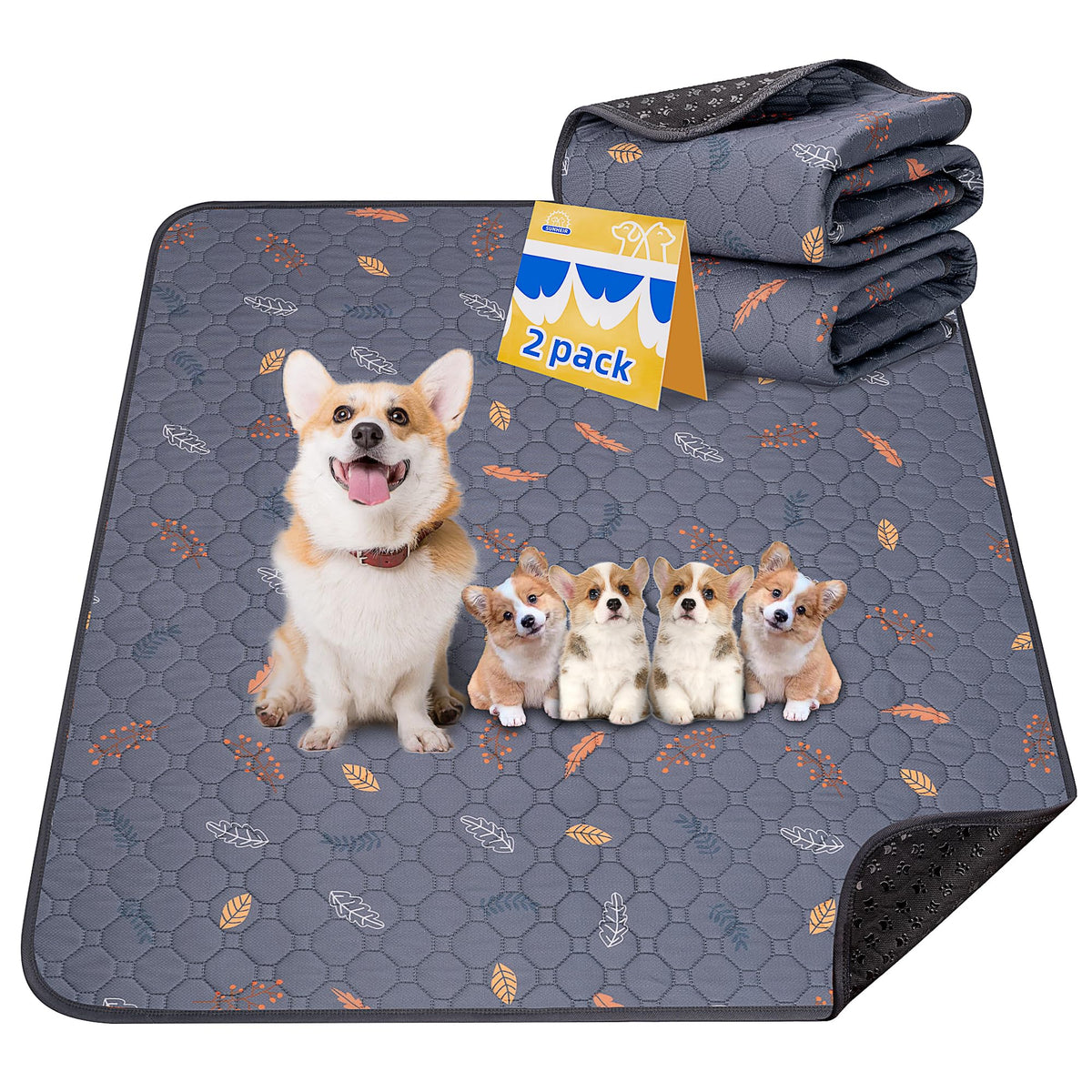 Sunheir tapis face avant montrant la grande surface et confort