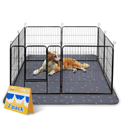 Sunheir tapis XL face avant montrant la couverture et le motif, protège efficacement