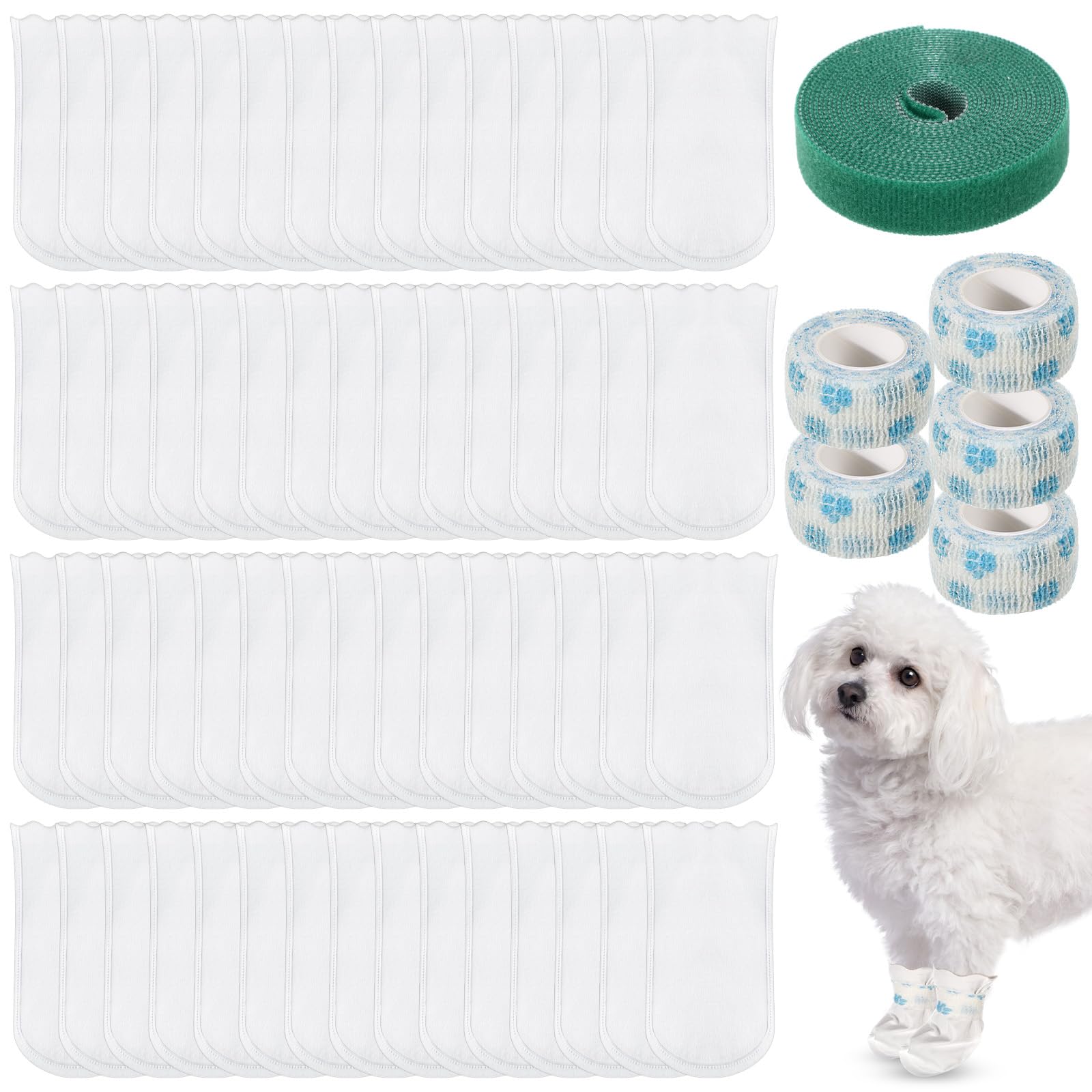 Sunnymove emballage complet montrant 100 protège-pattes et accessoires, praticité