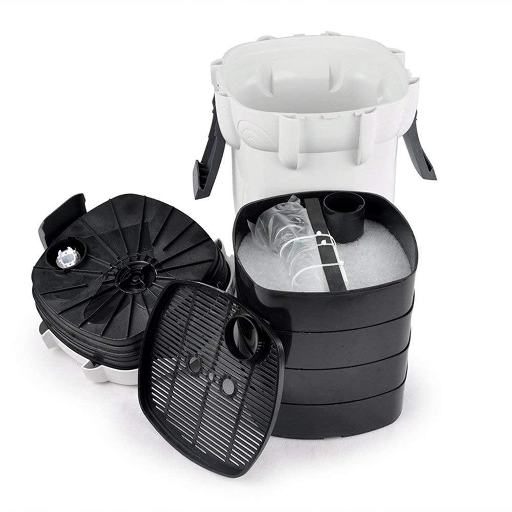 SunSun HW-3000 paniers et médias inclus pour filtration en 5 étapes