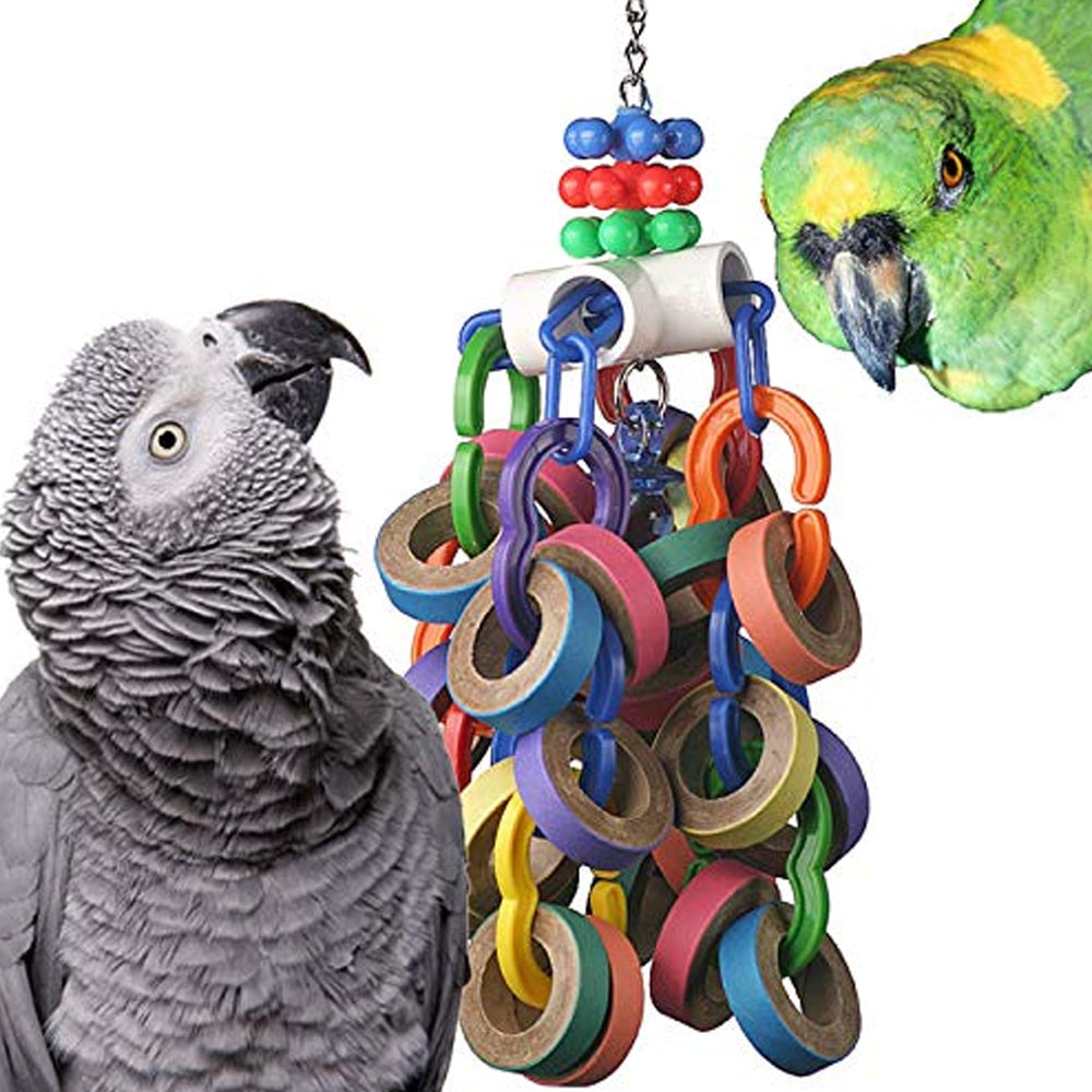 Super Bird Creations jouet Bagel Cascade vue avant bénéfice stimulation