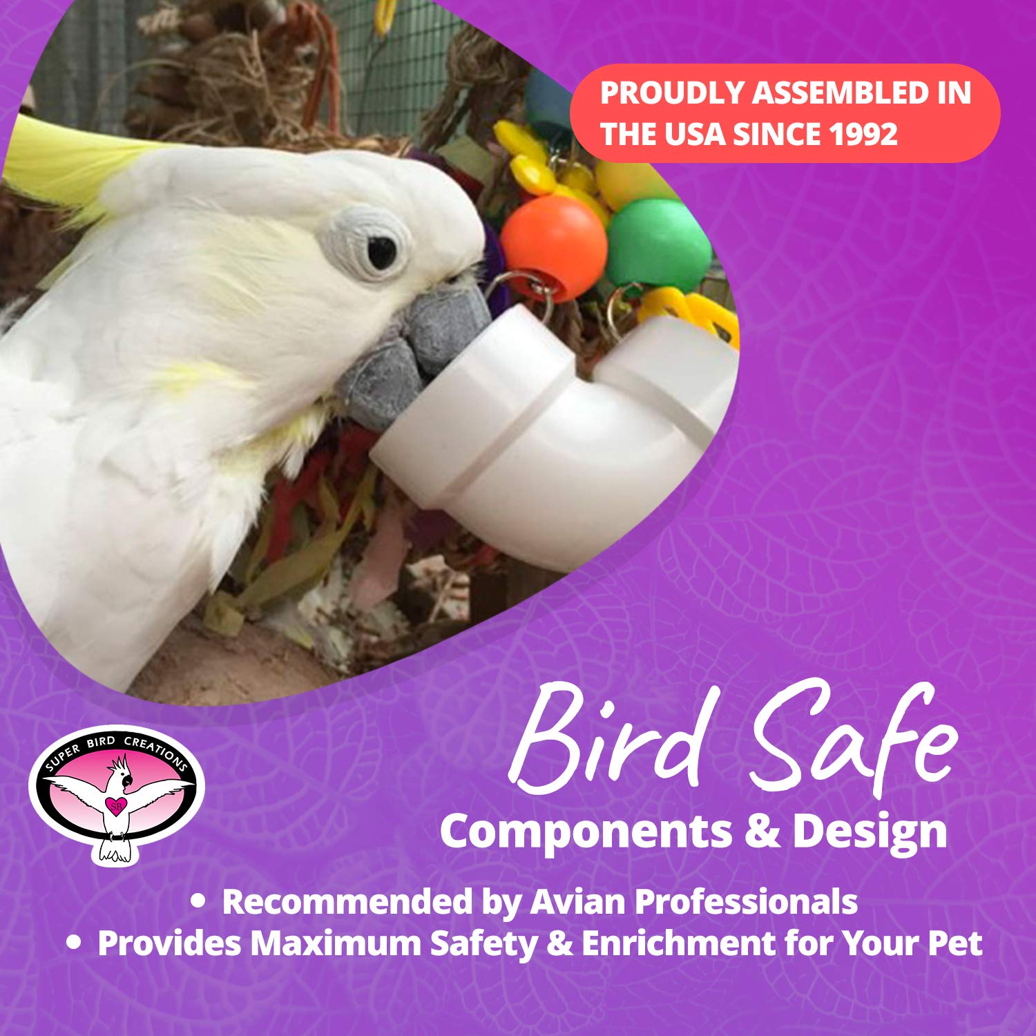 Super Bird Creations SB751 système d'accroche robuste pour fixation en cage
