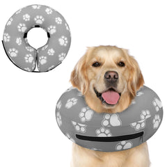 Supet vue avant du collier donut montrant la coupe et la forme confortable