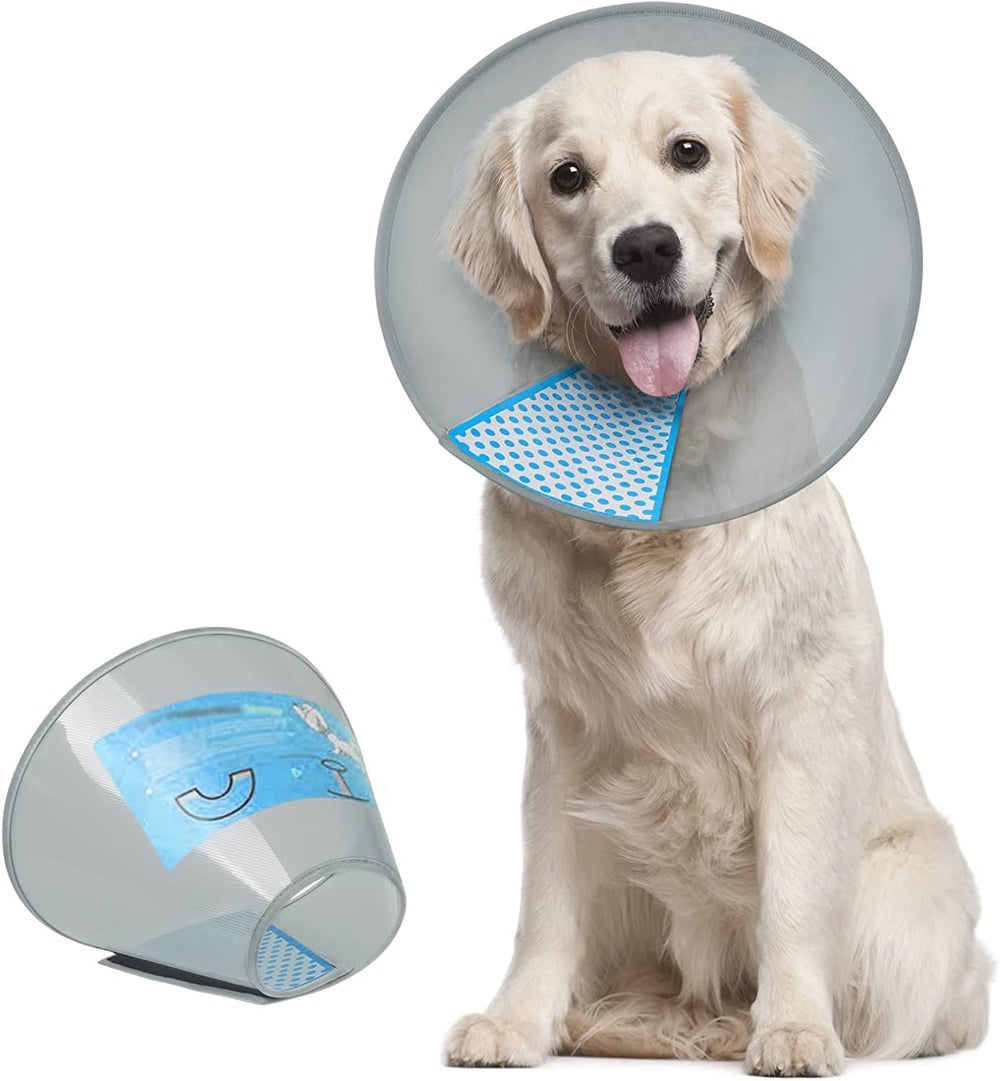 Supet collier-cone face avant montrant protection complète et confort