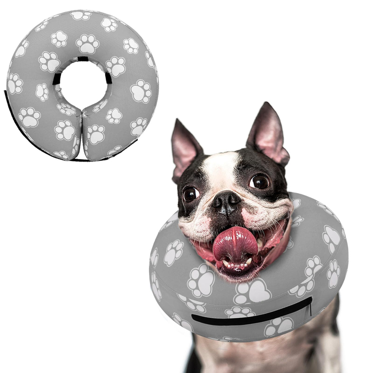 Supet collier donut face avant montrant forme et maintien, confort visible