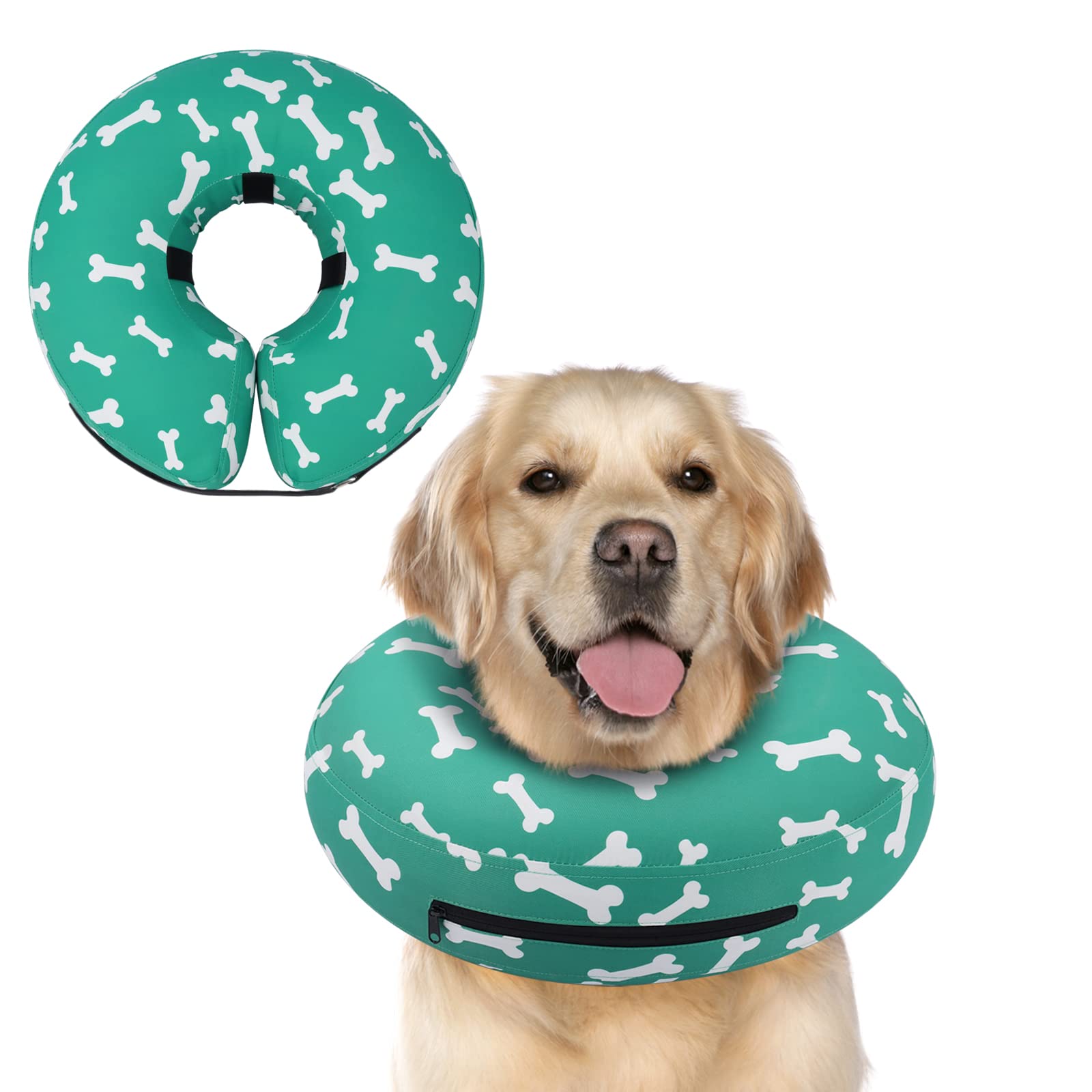 Supet collier donut vue avant montrant le design confortable et sécurisant