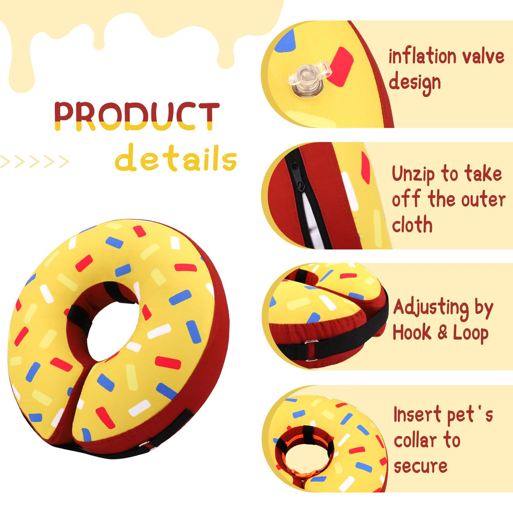 Supet collier donut housse dézippée pour un nettoyage et un entretien simples
