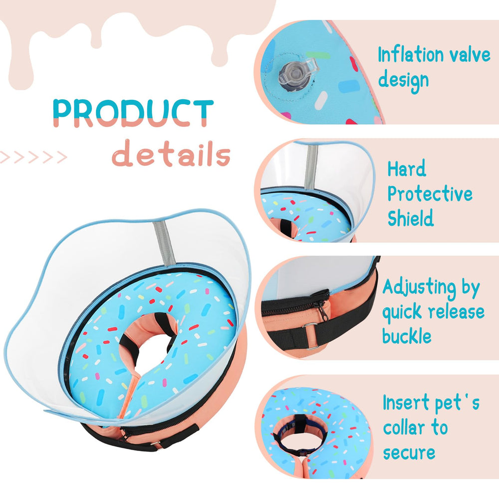 Supet collier donut posé sur canapé look discret et apaisant