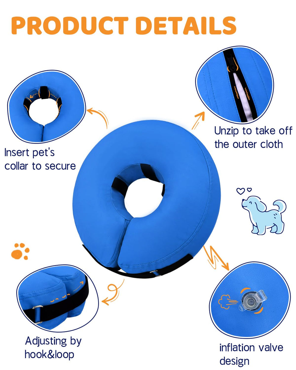 Supet collier utilisé comme oreiller de repos, favorise sommeil apaisé