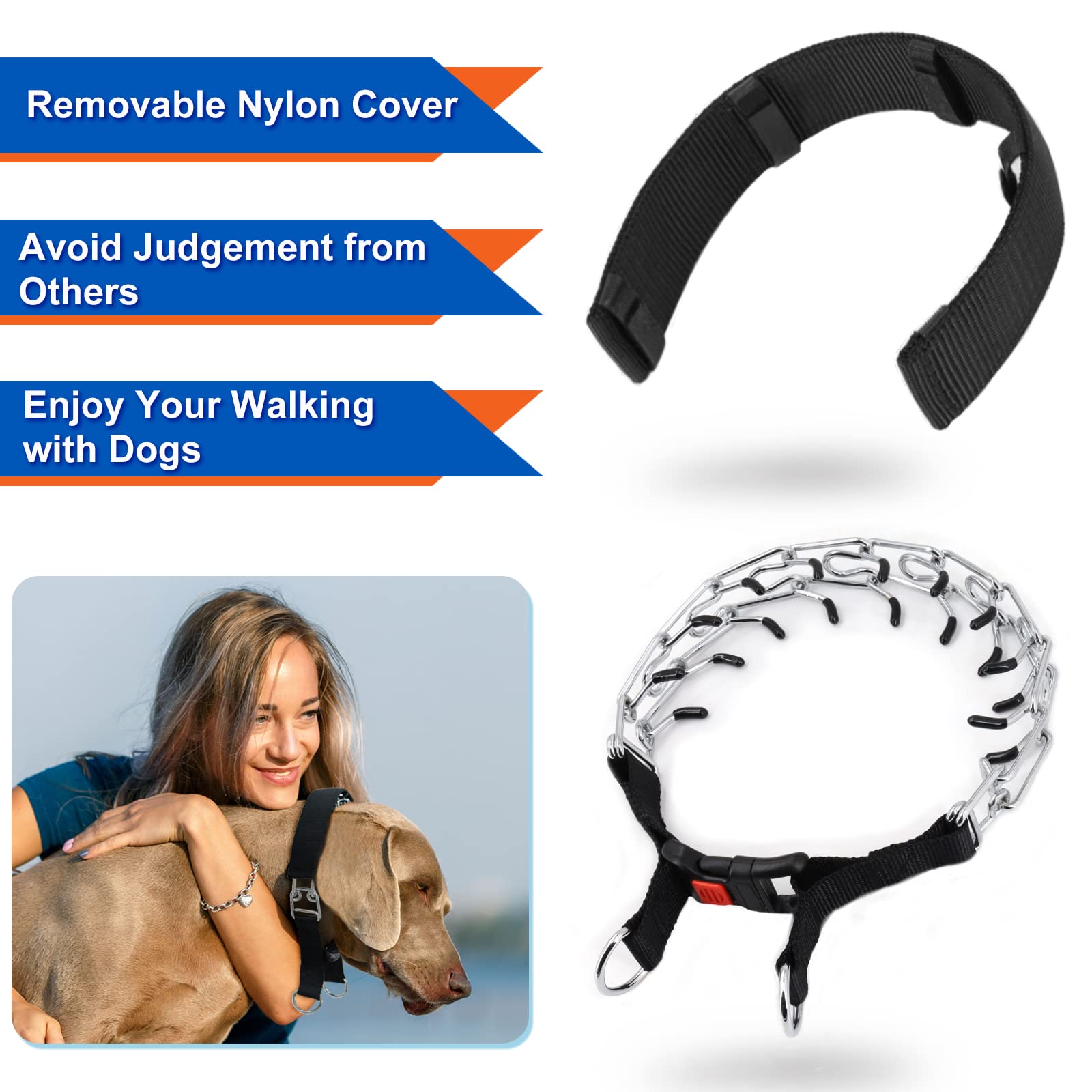 Supet embouts en caoutchouc gros plan, protection douce pour le cou du chien