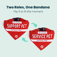 Support Pets face arrière réversible offrant une seconde option de style