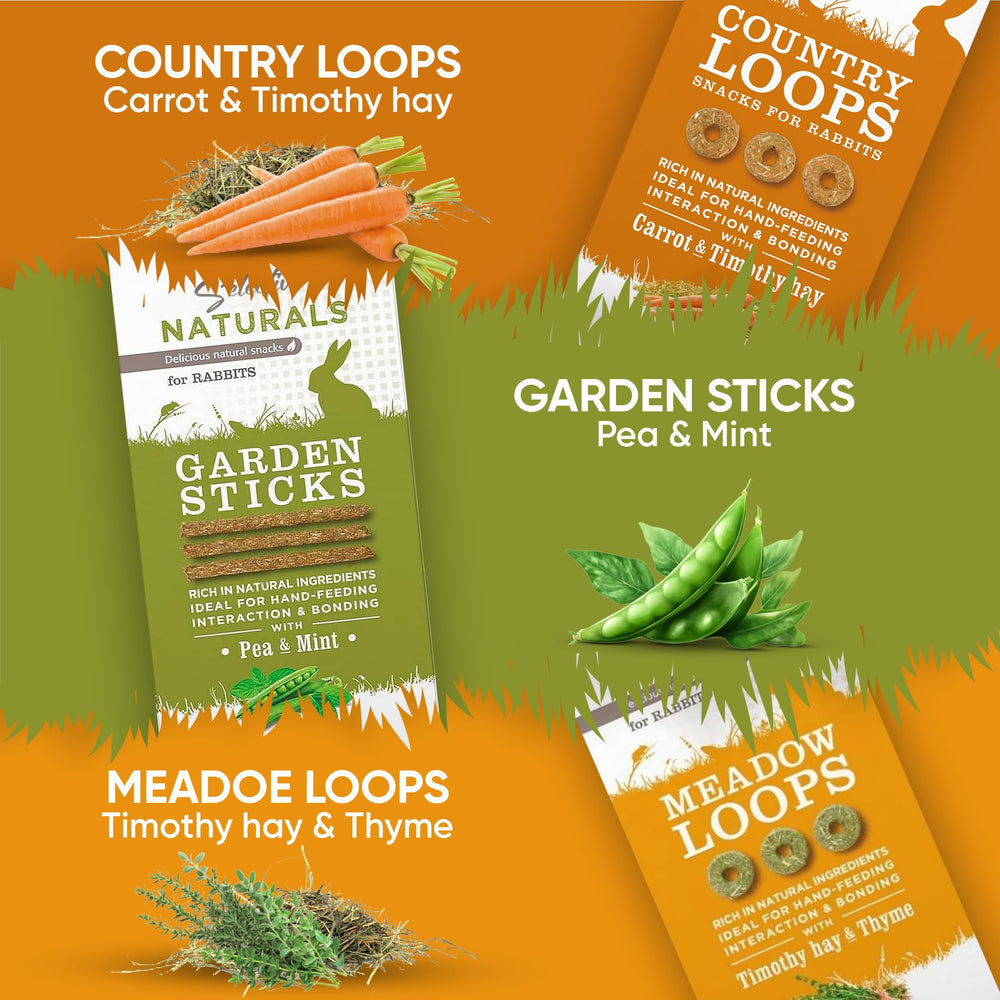 Supreme Pet Food Garden Sticks texture visible renforçant l'intérêt à mâcher