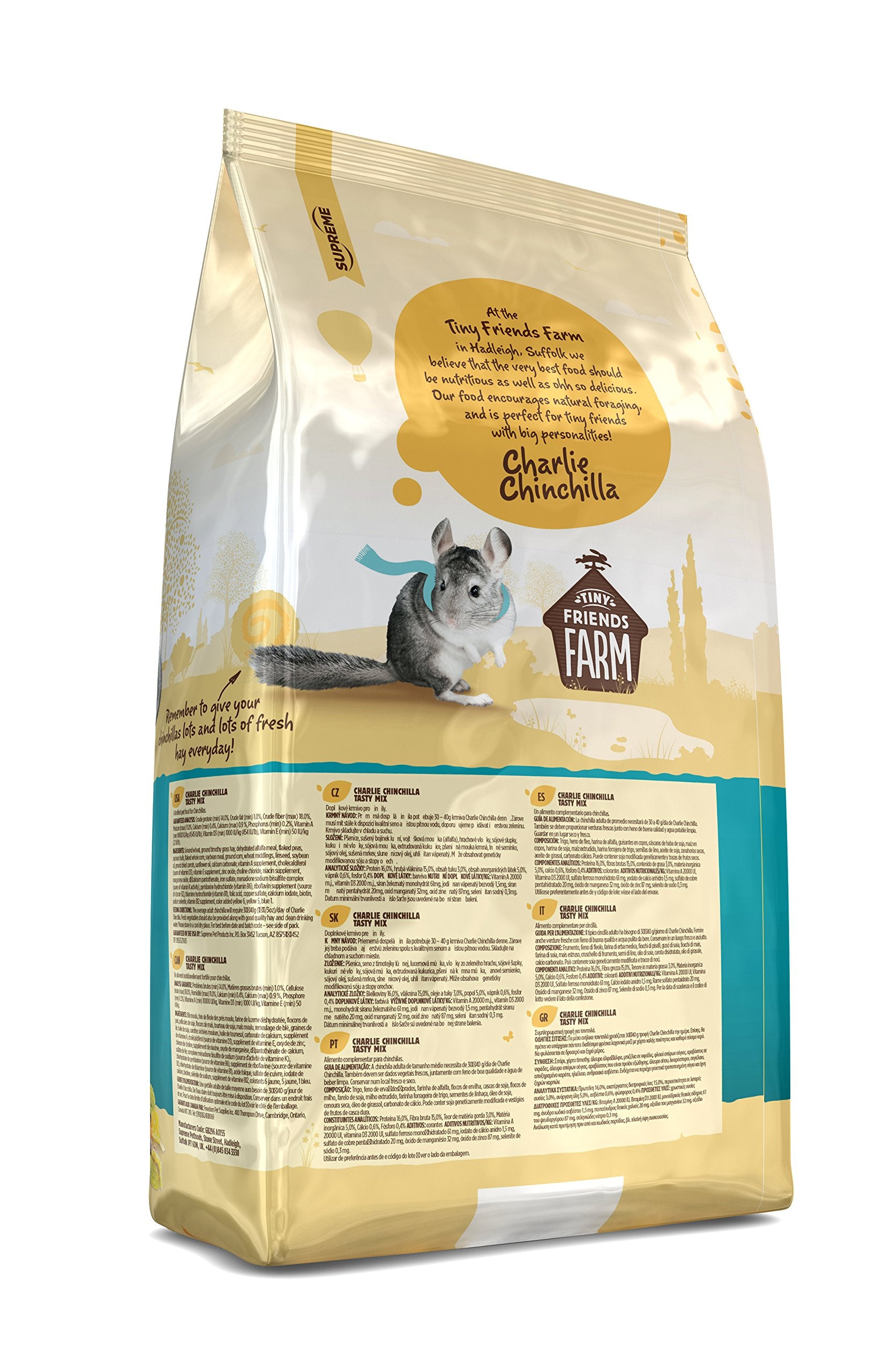 Supreme Petfoods gros plan des grains et graines illustrant texture variée bénéfique