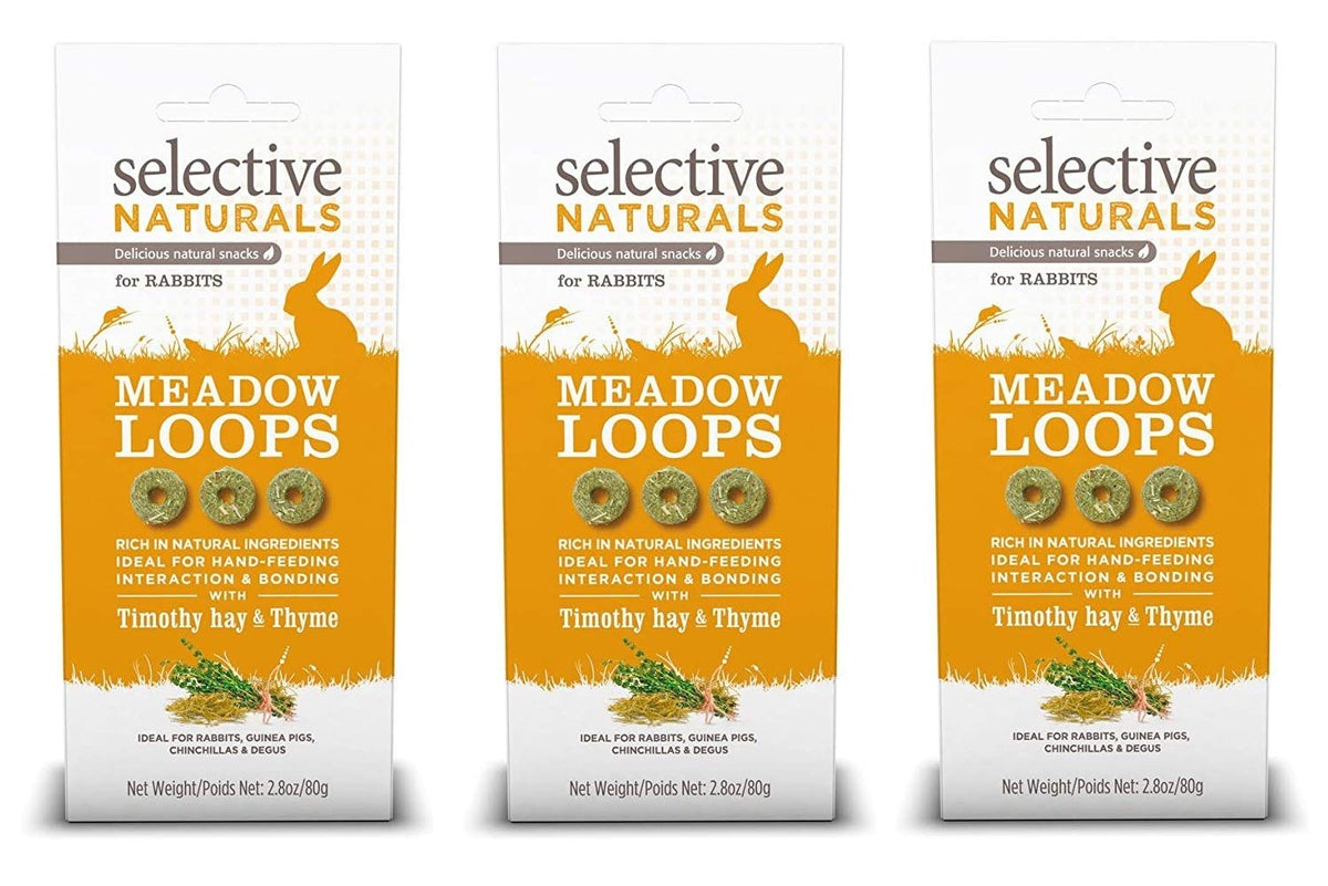 Supreme Petfoods sachet Meadow Loops en avant, friandise naturelle pratique