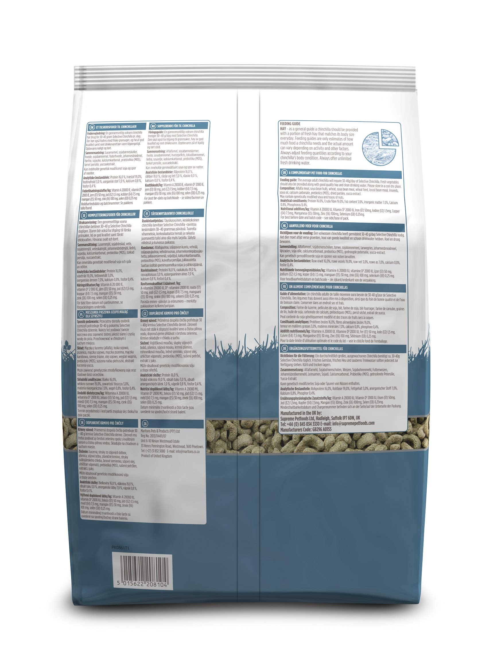 SupremePetfoods mélange avec graines de lin, plantain et persil pour pelage sain