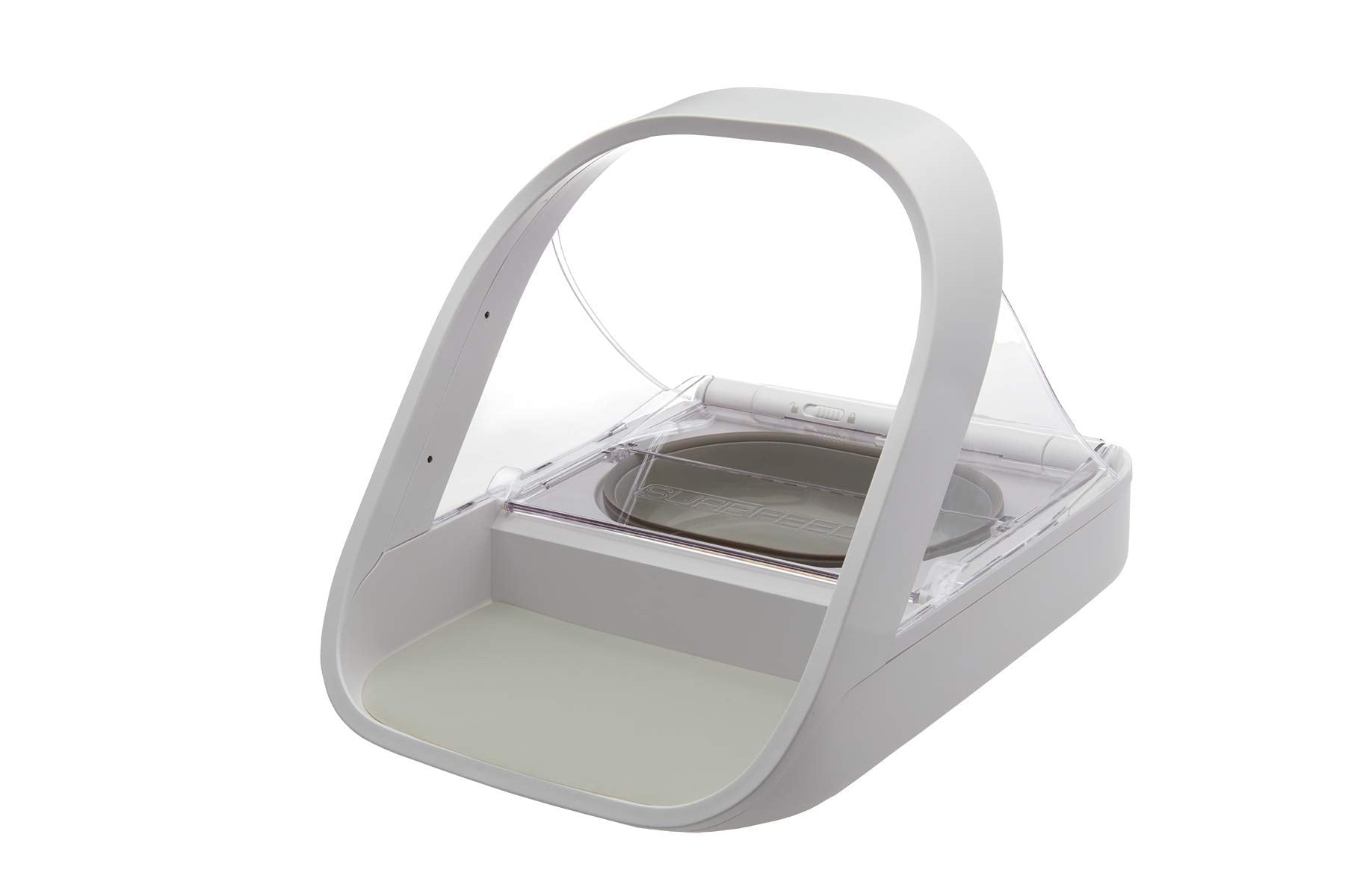 SureFlap face avant du distributeur montrant ouverture sécurisée bénéfice contrôle