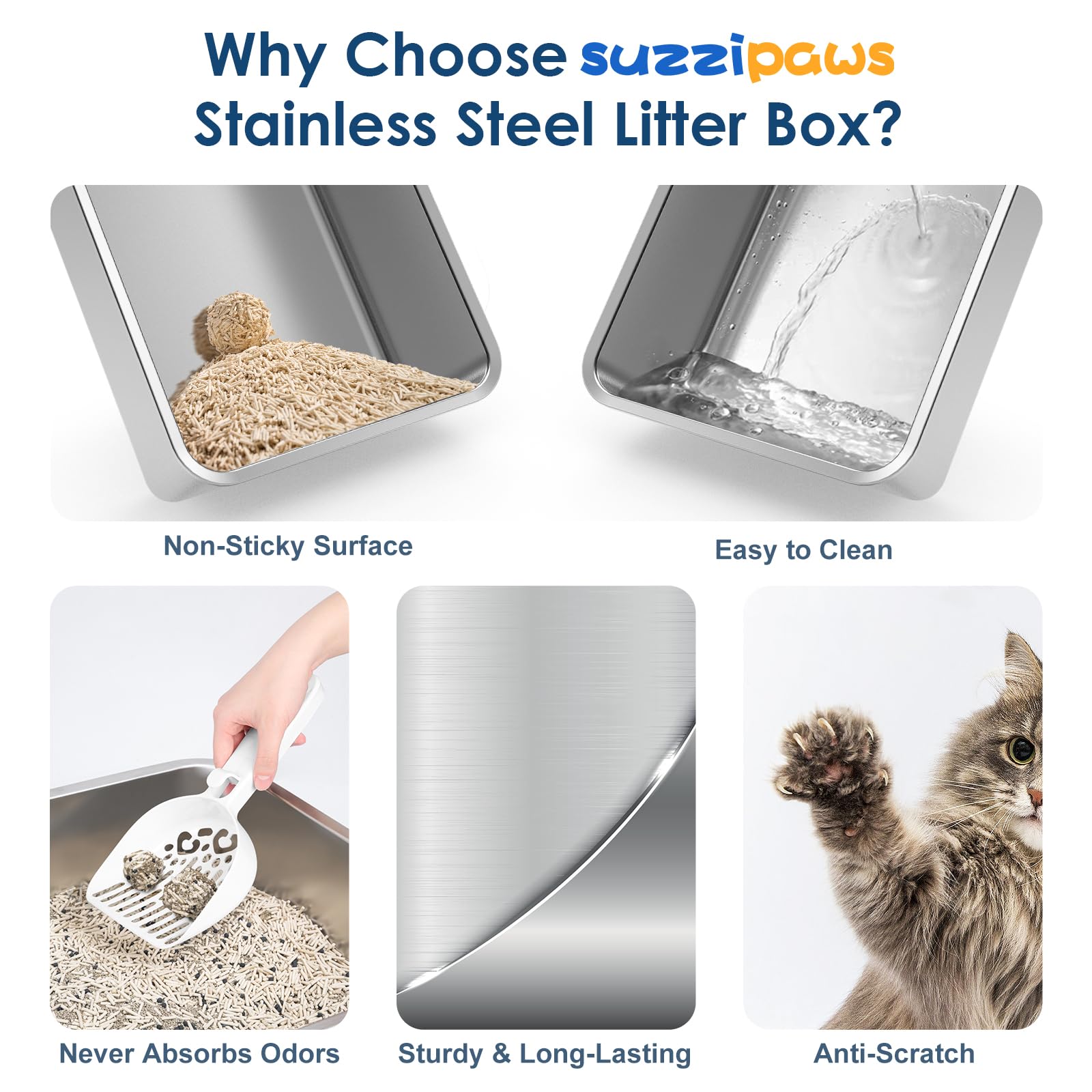 Suzzipaws ensemble kit complet incluant pelle pour un entretien immédiat
