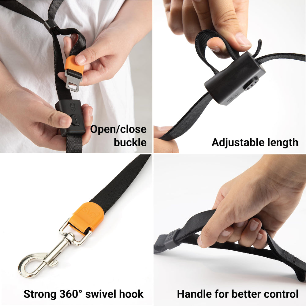 SVD.PET portée en ceinture pour garder les mains libres lors des promenades