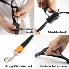 SVD.PET portée en ceinture pour garder les mains libres lors des promenades