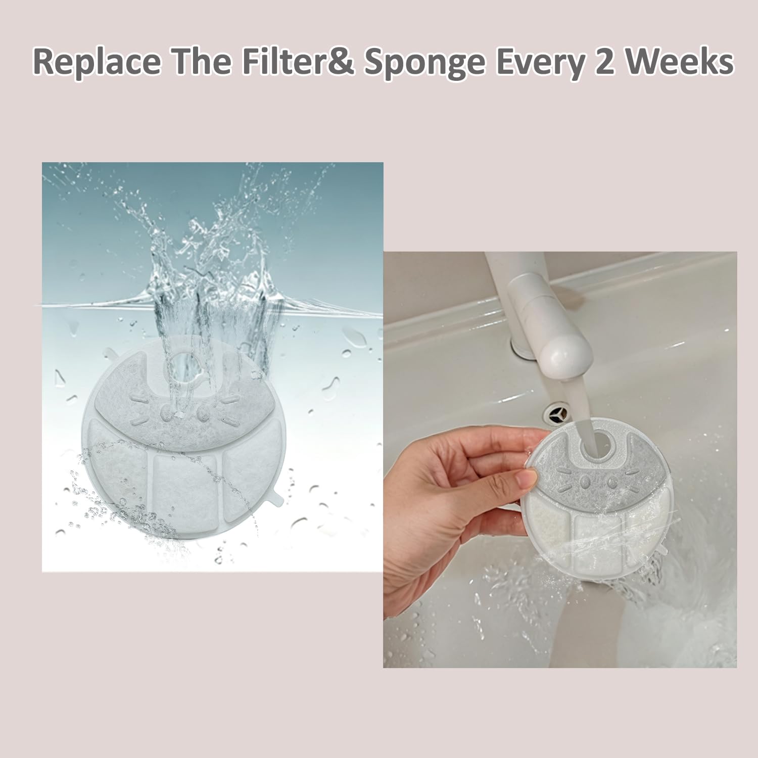 Svrinlio brosse de nettoyage fournie avec filtres pour un entretien facile et prolonger la durée de vie