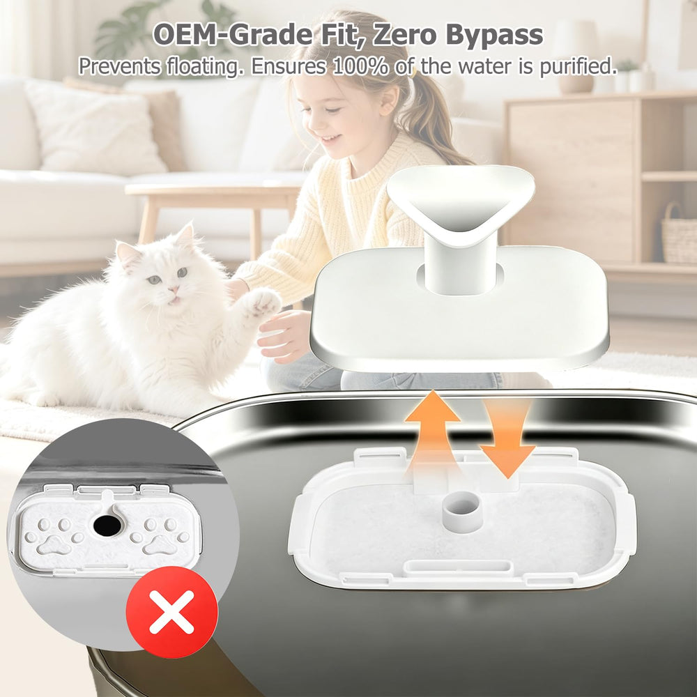 Fontaine Petlibro équipée de filtre Svrinlio en usage quotidien pour eau fraîche pour animaux