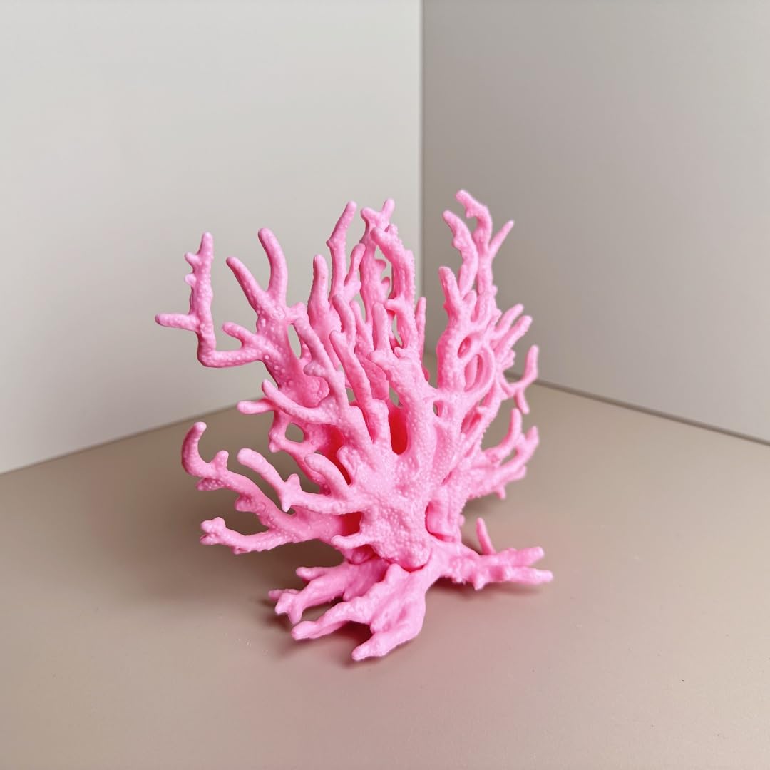 SwandTanpand corail rose échelle à côté d'une règle pour taille précise