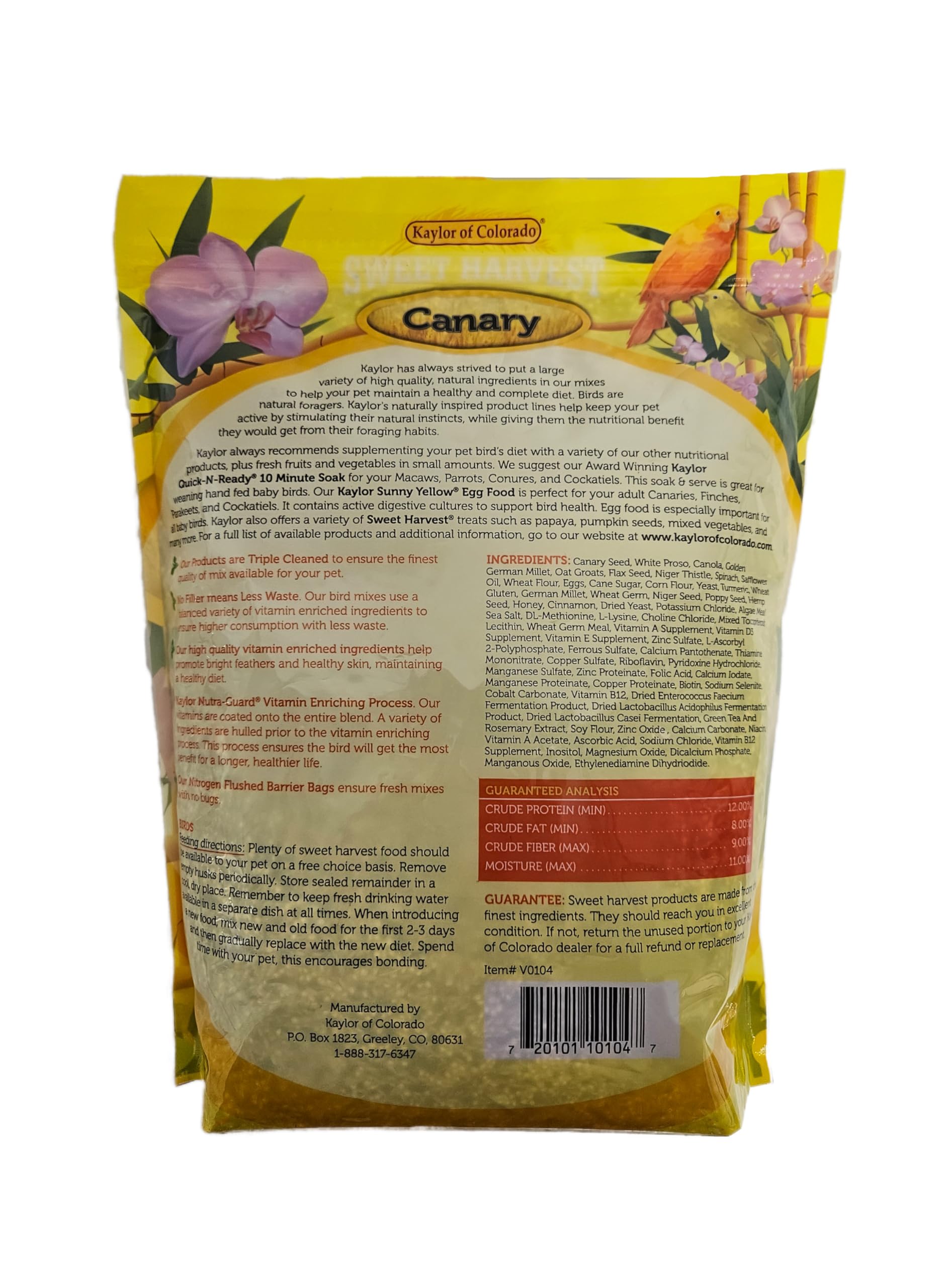 Gros plan sur les graines Sweet Harvest montrant texture et qualité nutritive