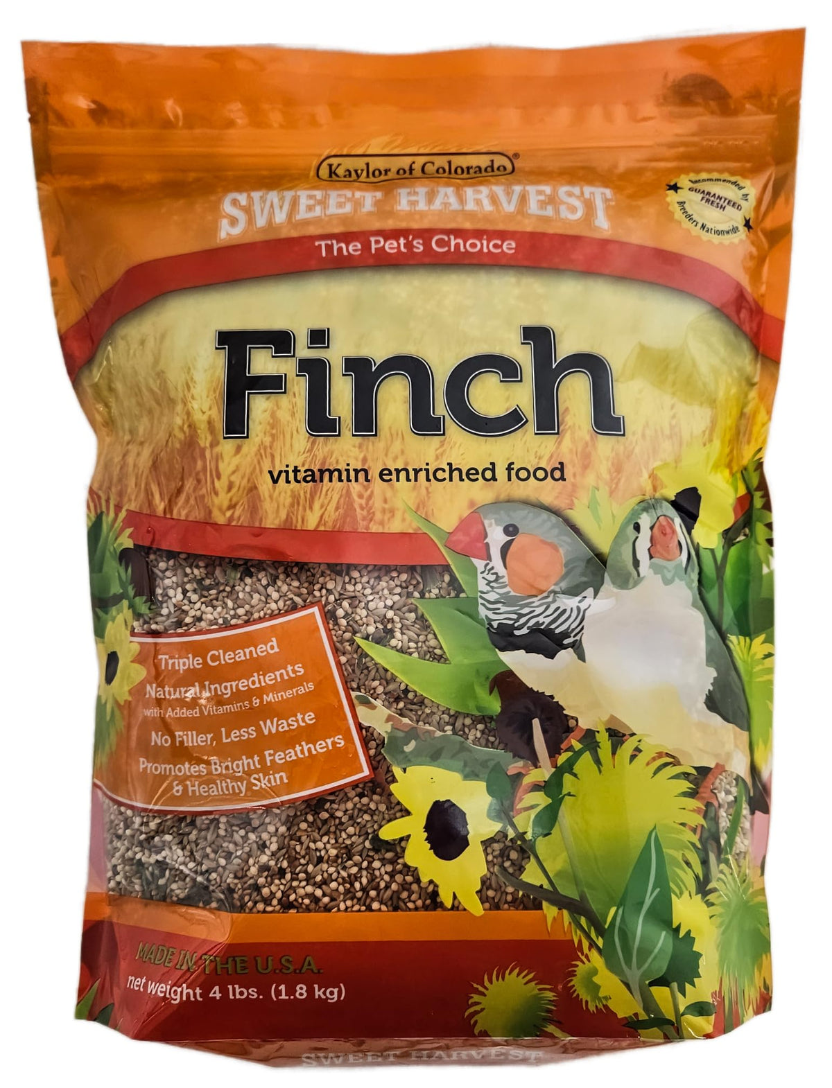Sweet Harvest sac 4 lb face avant montrant l'emballage et l'usage pratique