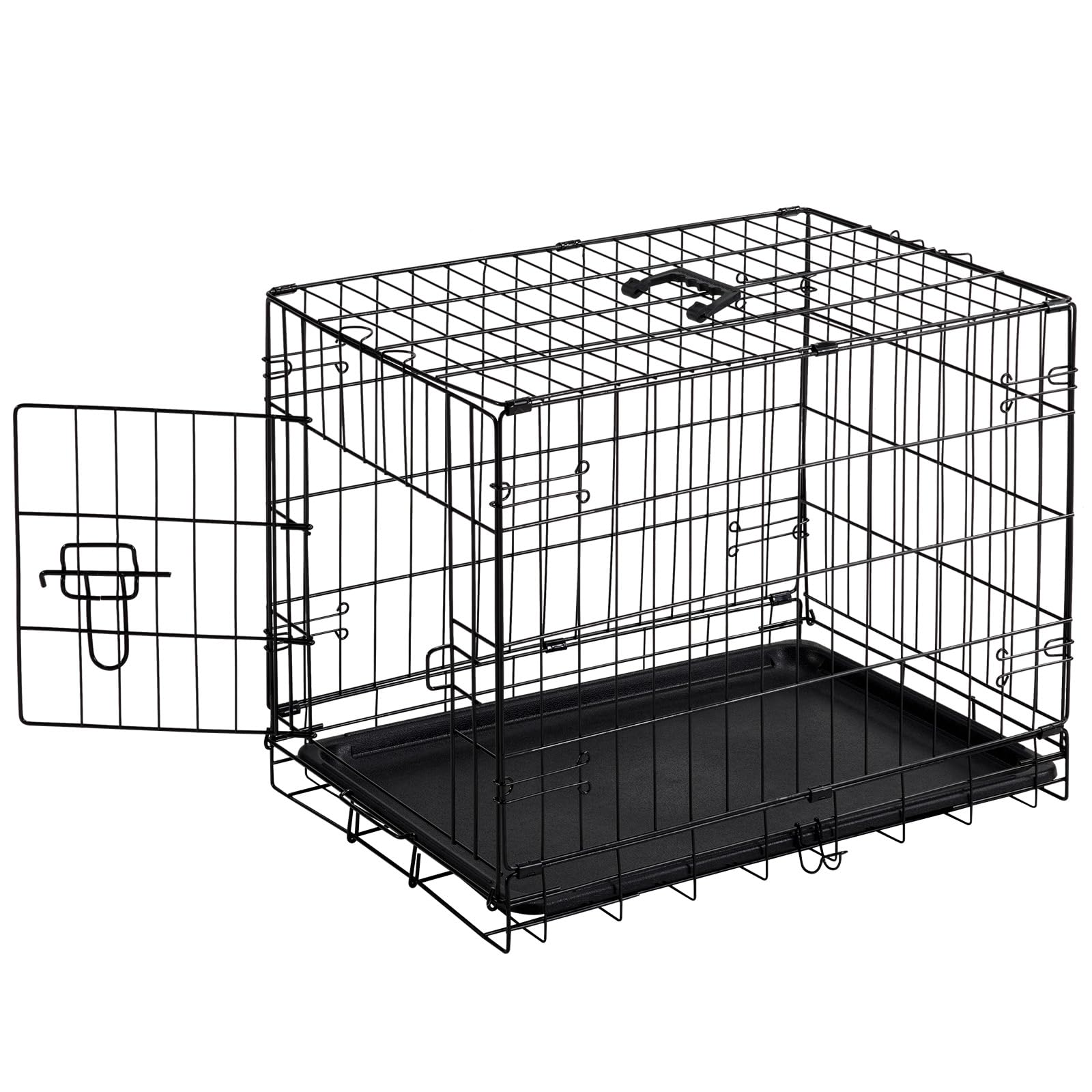 Sweetcrispy cage face ouverte montrant porte verrouillable et sécurité