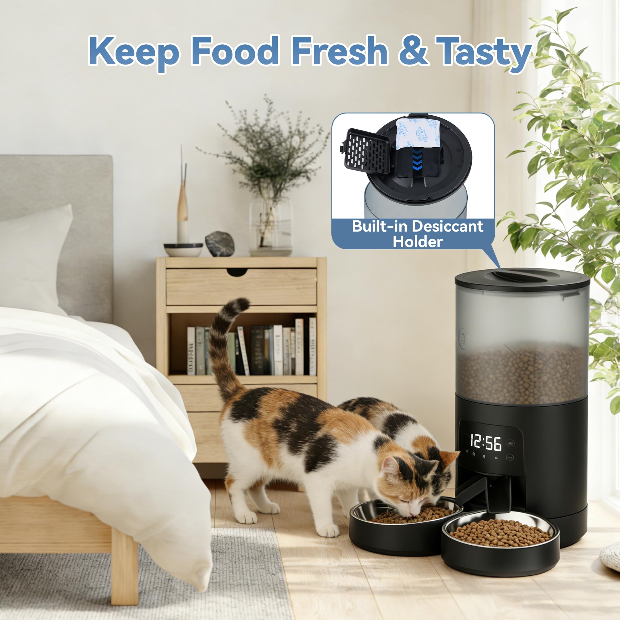 Sweetcrispy comparaison de taille avec objet domestique, capacité 6L claire