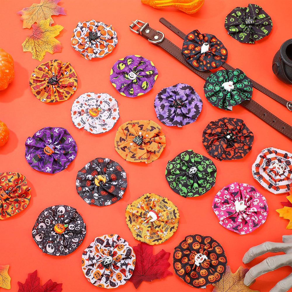 Sweetude gros détail des imprimés Halloween montrant motifs visibles