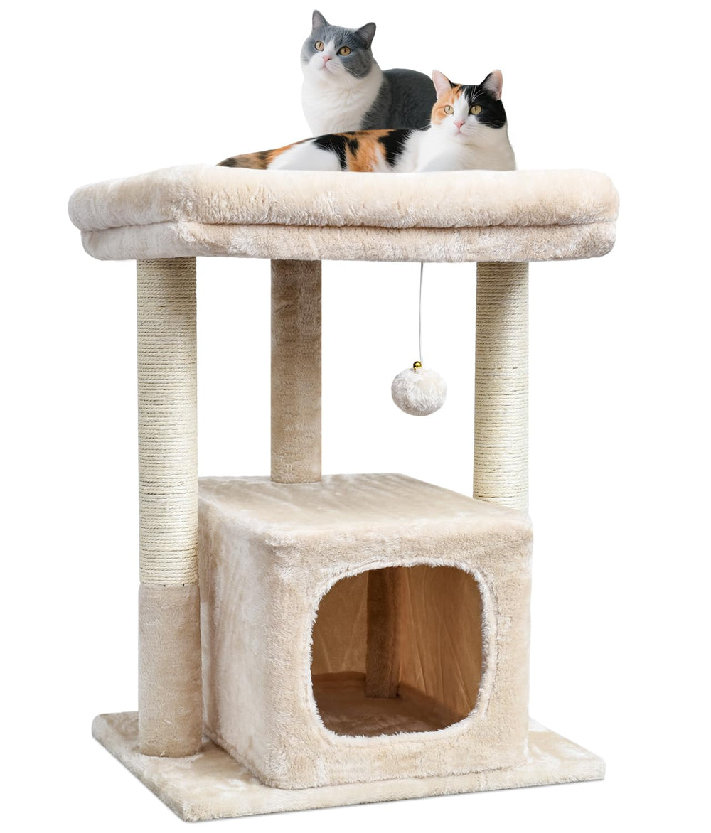 SYANDLVY vue avant de l'arbre à chat, design compact et attractif