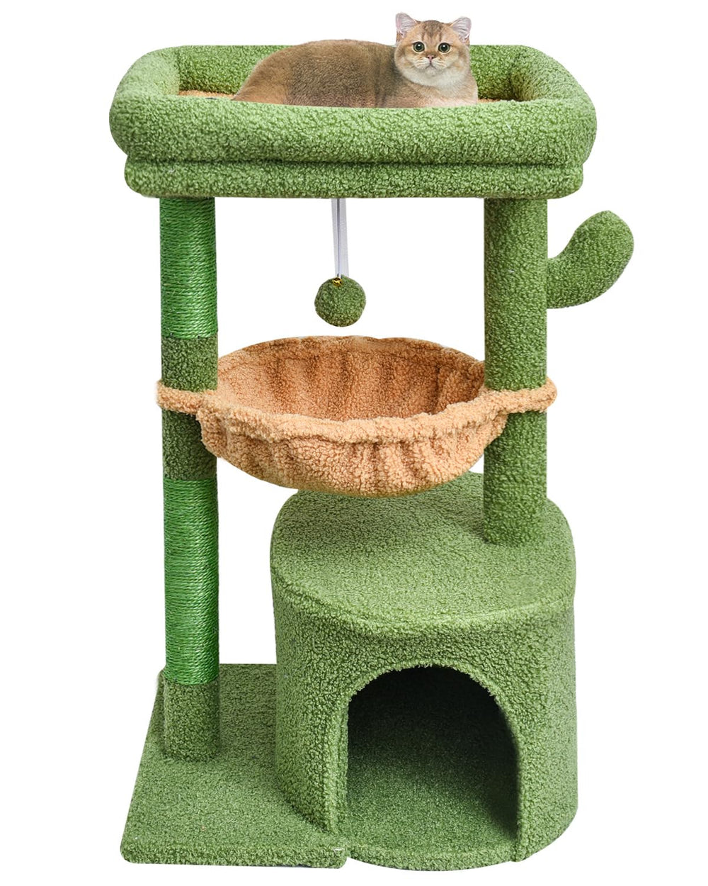 SYANDLVY arbre à chat face avant décoratif et stable
