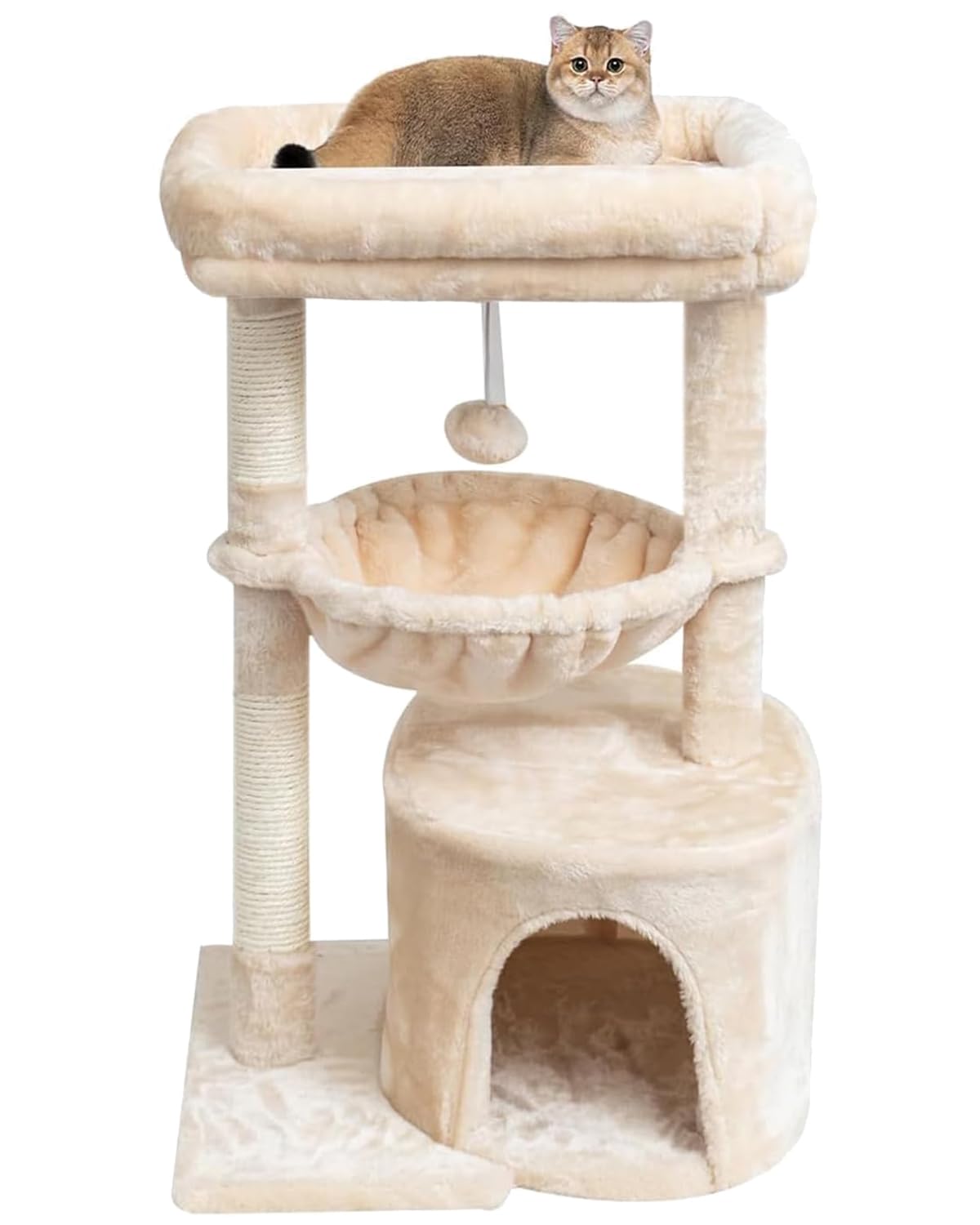 SYANDLVY vue frontale de l'arbre à chat montrant stabilité et multifonction