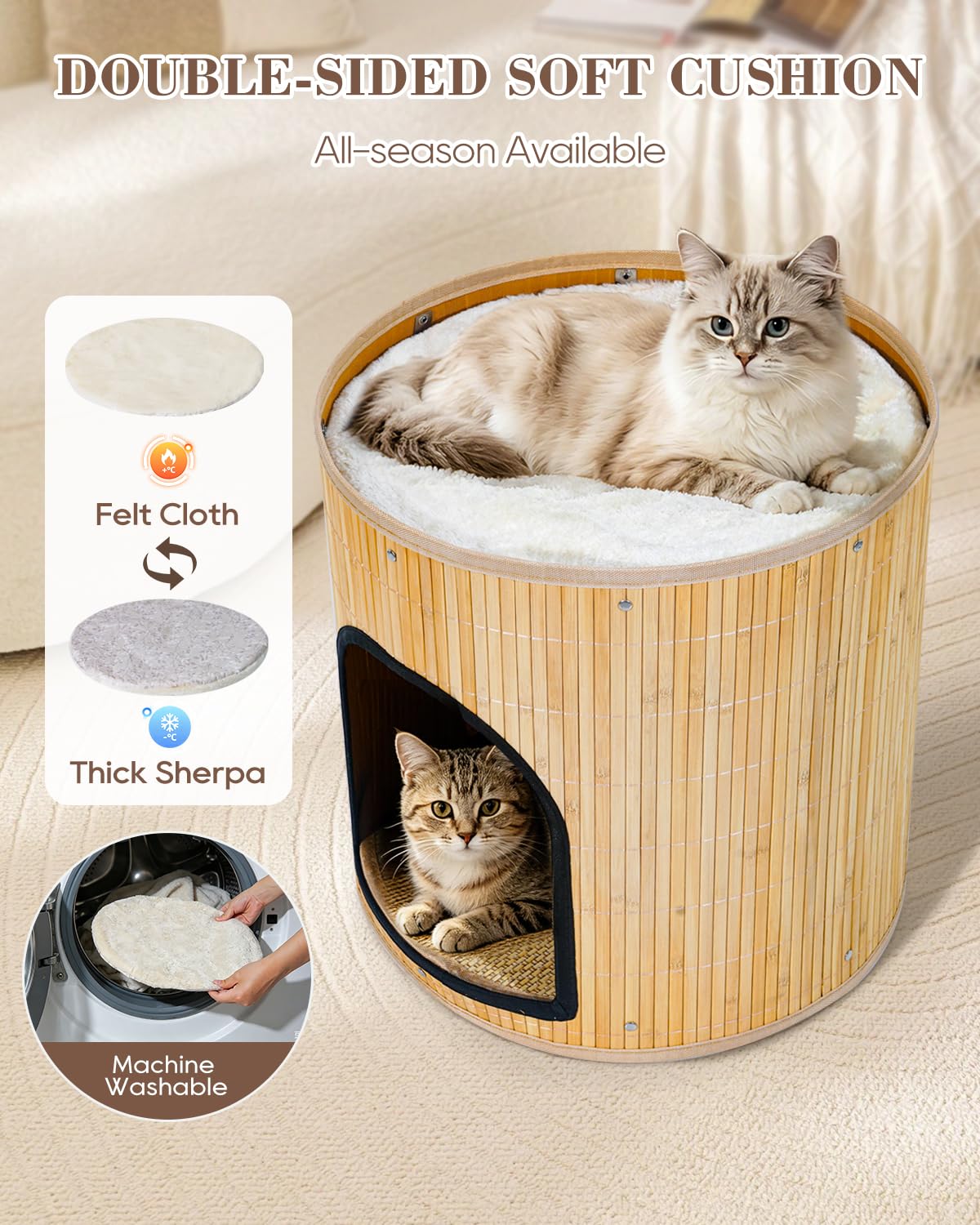 SYANDLVY maison chat en situation intérieure apportant style et refuge