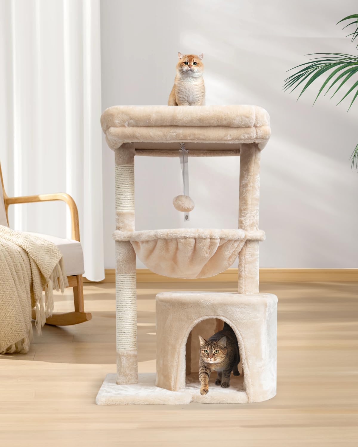 SYANDLVY poteau en sisal robuste pour griffer et protéger meubles