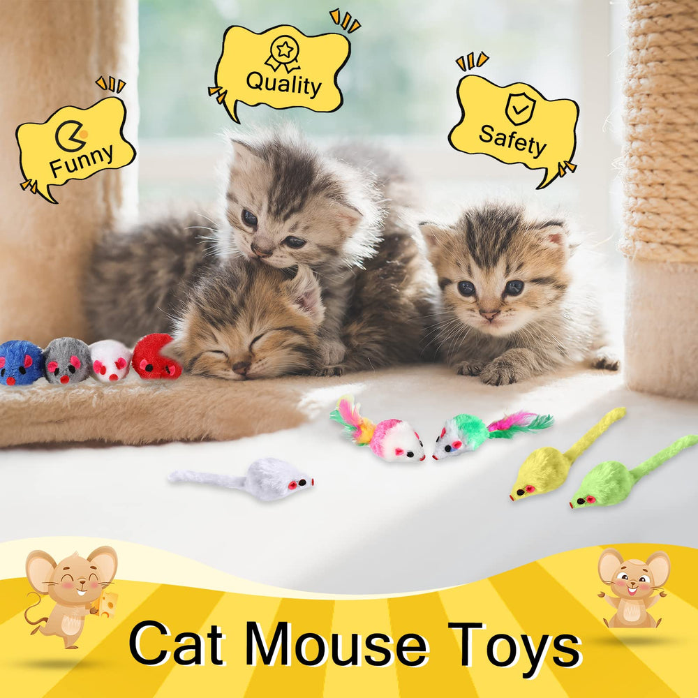 Chat jouant avec une souris Syhood, encourage exercice et interaction