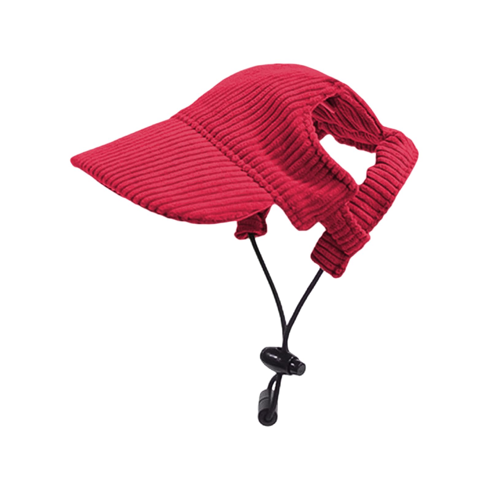 Symphonyw casquette face avant rouge, protection solaire visible